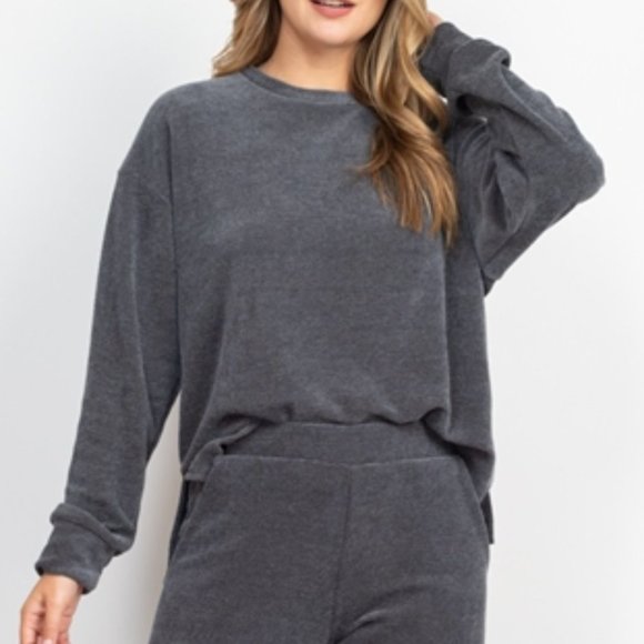 ultra soft gray 2 piece set - Picture 7 of 8